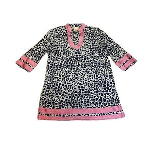 hanna & Gracie Dress, navy pink